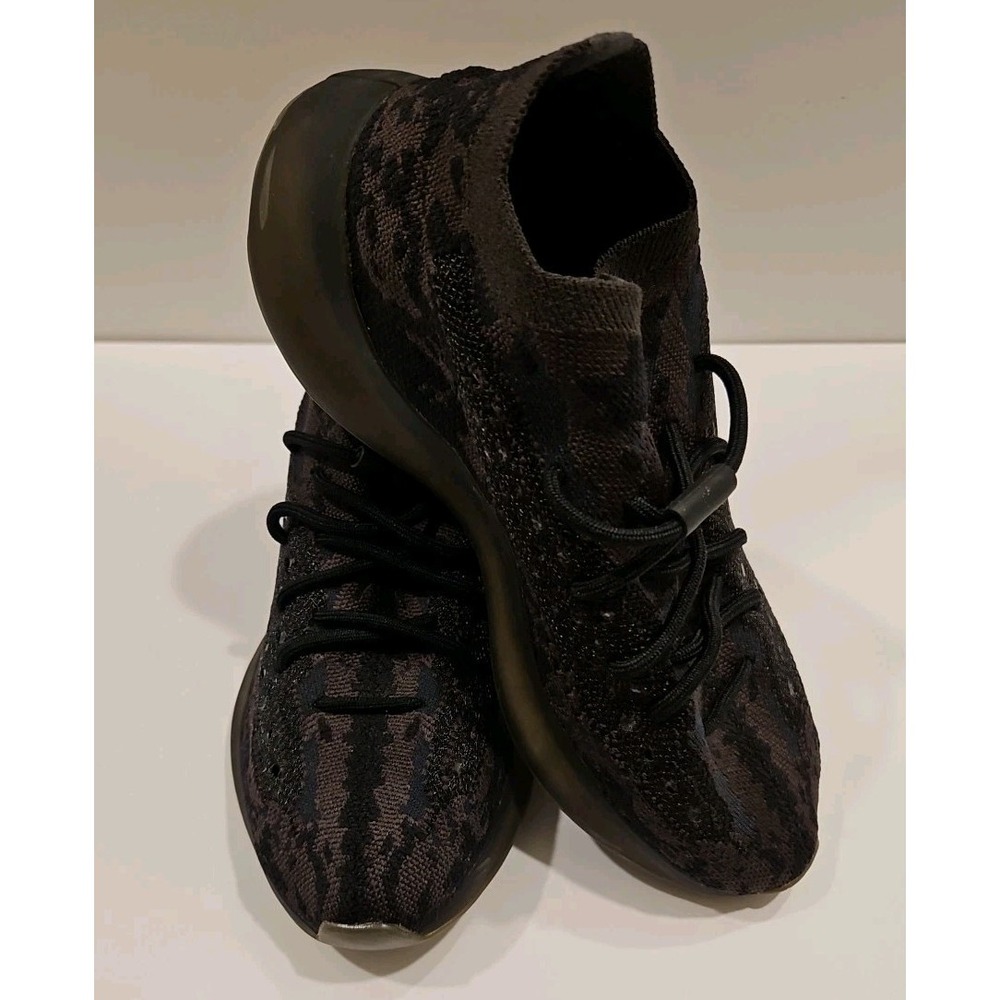 Pre-owned Men's Adidas Yeezy 380 Slip-ons Onyx Non-Reflec Sz9 Kanye Shoe Sneaker